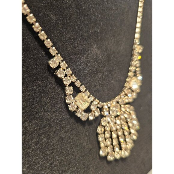 Vintage Paste Crystal Necklace - Picture 3 of 7